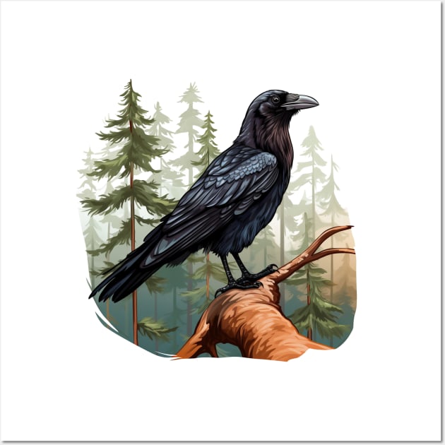 Raven Forest Wall Art by zooleisurelife